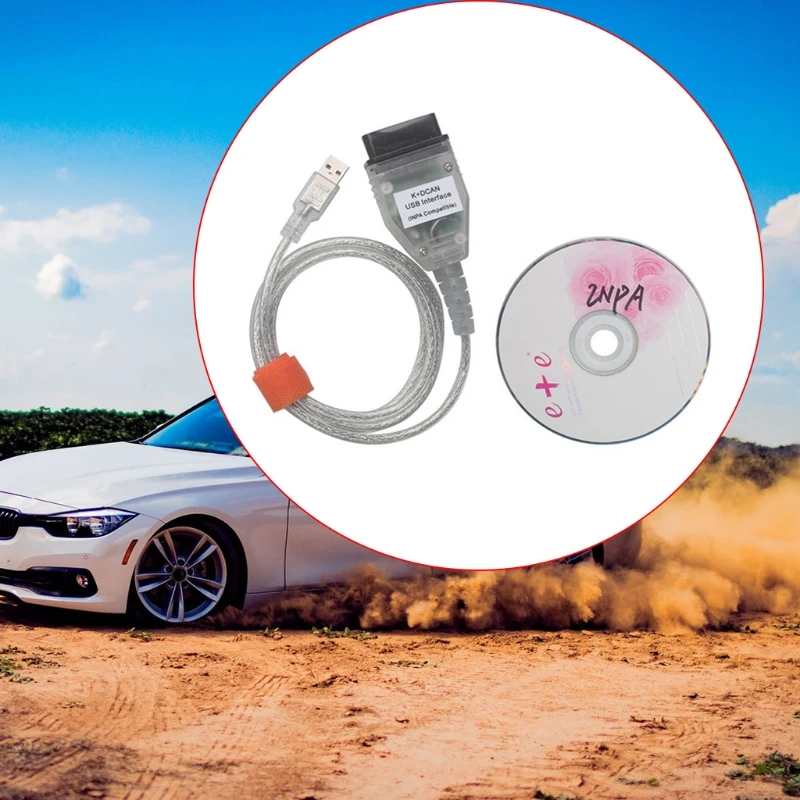 Compatible with BMW-E86 E84 E82 E83 E87 E70 E71 E81 E60 E85 K+DCAN USB Interface INPA OBD CAN Diagnostic Cable Switch |