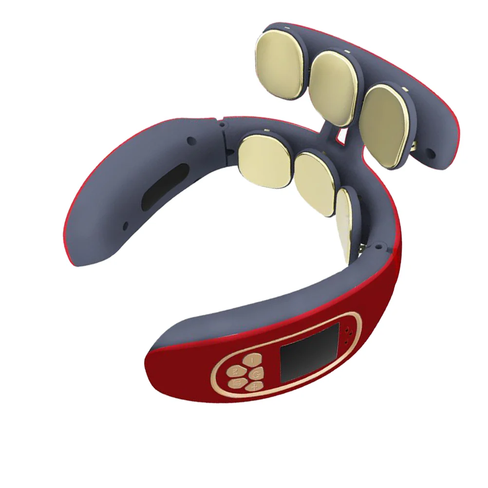 1Pc Portable Charging Neck Massager Practical Electric Neck Massaging Tool