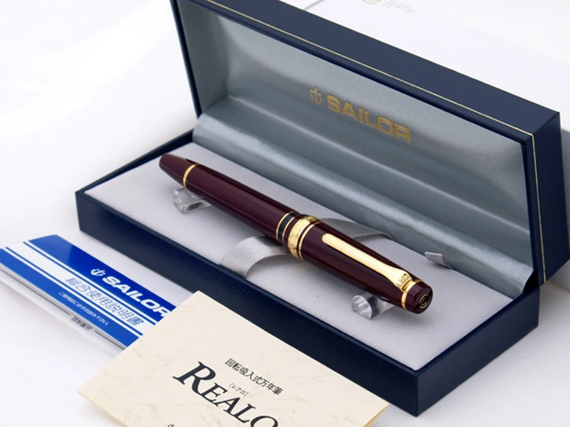 Sailor Japan Piston Type 21K gold two-tone nib Fountain Pen revolving inhalation School Office Stationery Supplies | Канцтовары для