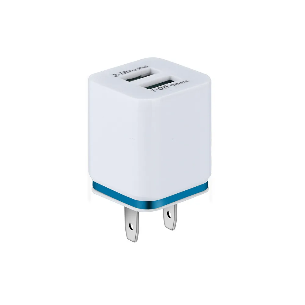 1 шт 5 V/2A с двумя USB портами Зарядное устройство быстрой зарядки для samsung iPhone XS макс.