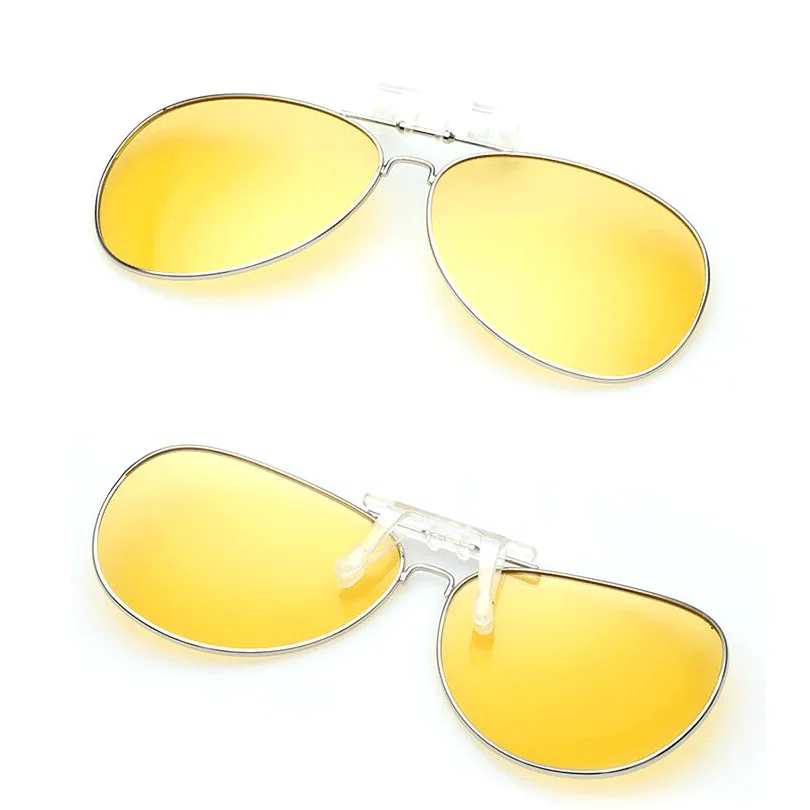 Поляризованные солнцезащитные очки с клипсой для рыбалки вождения ночного