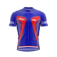 new 2022 cambodia summer multi types cycling jersey team men bike road mountain race riding bicycle wear bike clothing quick dry