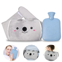 hot water bag with soft cover and waist warmer belt hot water bottle for menstrual cramps pain relief