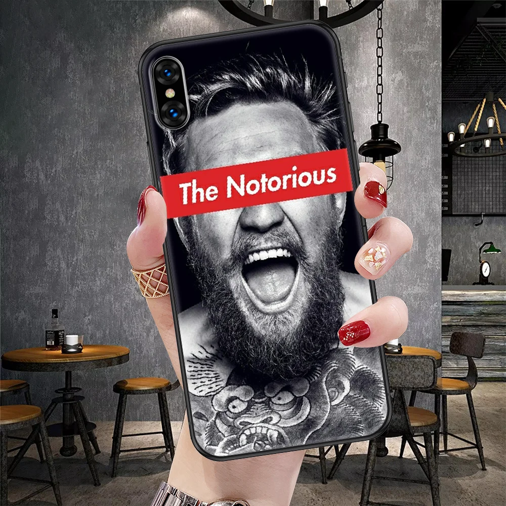 Чехол для телефона Boxing Conor McGregor для iPhone 5 5S SE 2 6 6S 7 8 11 12 Mini Plus X XS XR Pro Max черный 3D задняя крышка красивая оболочка.