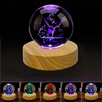 handmade led wood resin display base round colorful wooden night base resin ornament stand diy night light resin art crafts