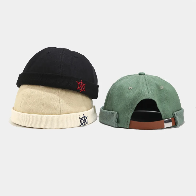 Brimless Hat Street Trend Hip Hop Versatile Spring and Autumn Man Cap Without Visor Men's Caps Beanies Hats Apparel Rap | Аксессуары