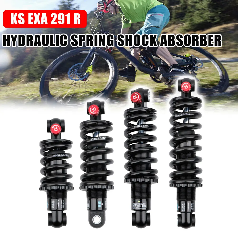 

KS MTB 125mm-190MM Mountain Bike Alloy Air Rear Shock Absorber Adjustable Damping for Cycling Travel Downhill EXA 291R