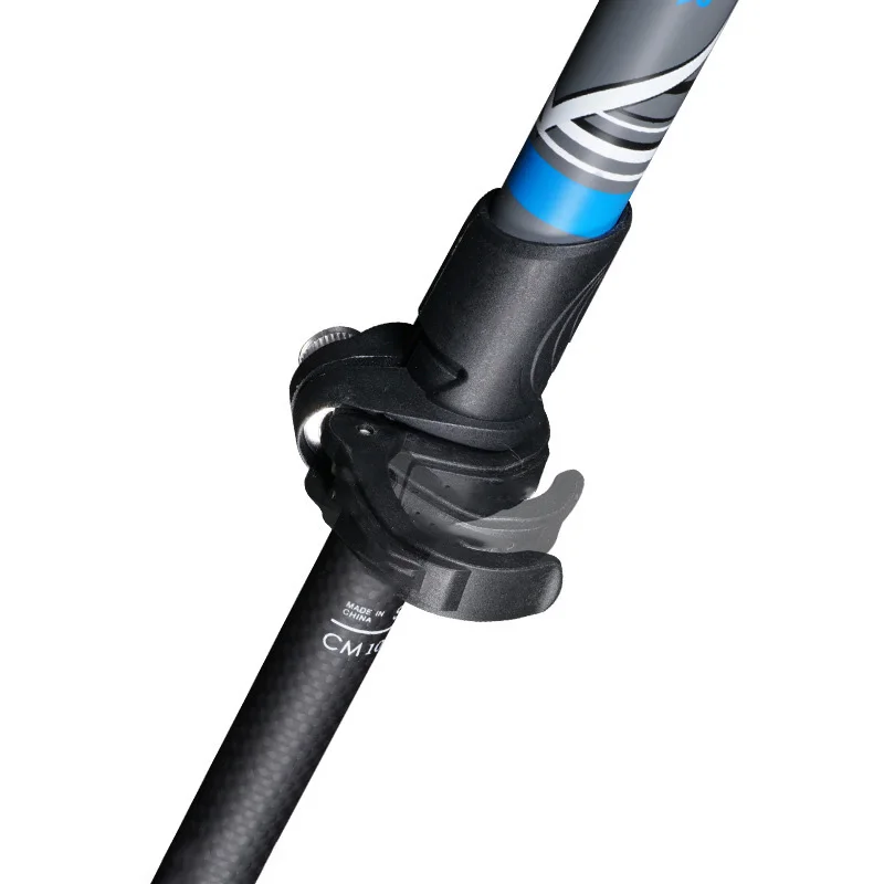 

Carbon Fiber Trekking Pole Lock T Handle Ultra Light Folding Travel Trekking Pole Outdoor Hiking BHD2