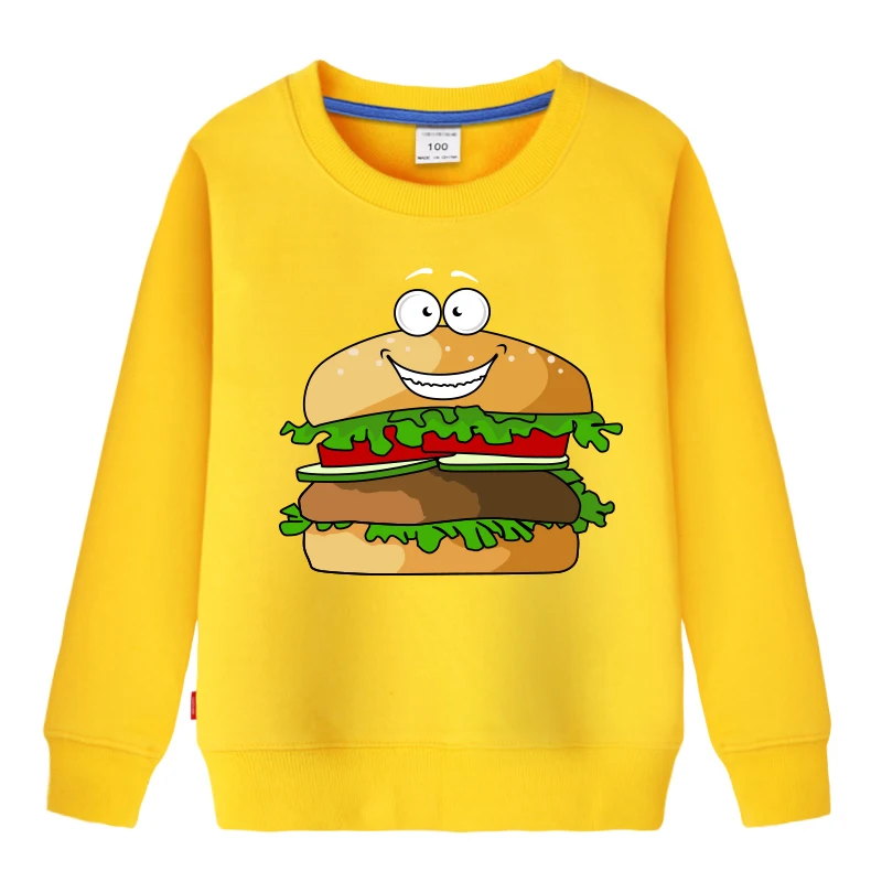 

Humburg Print kids hoodies children sweatshirts toddler Baby clothing Boys Girls clothes autumn Child Sportswear Pullover 2-8