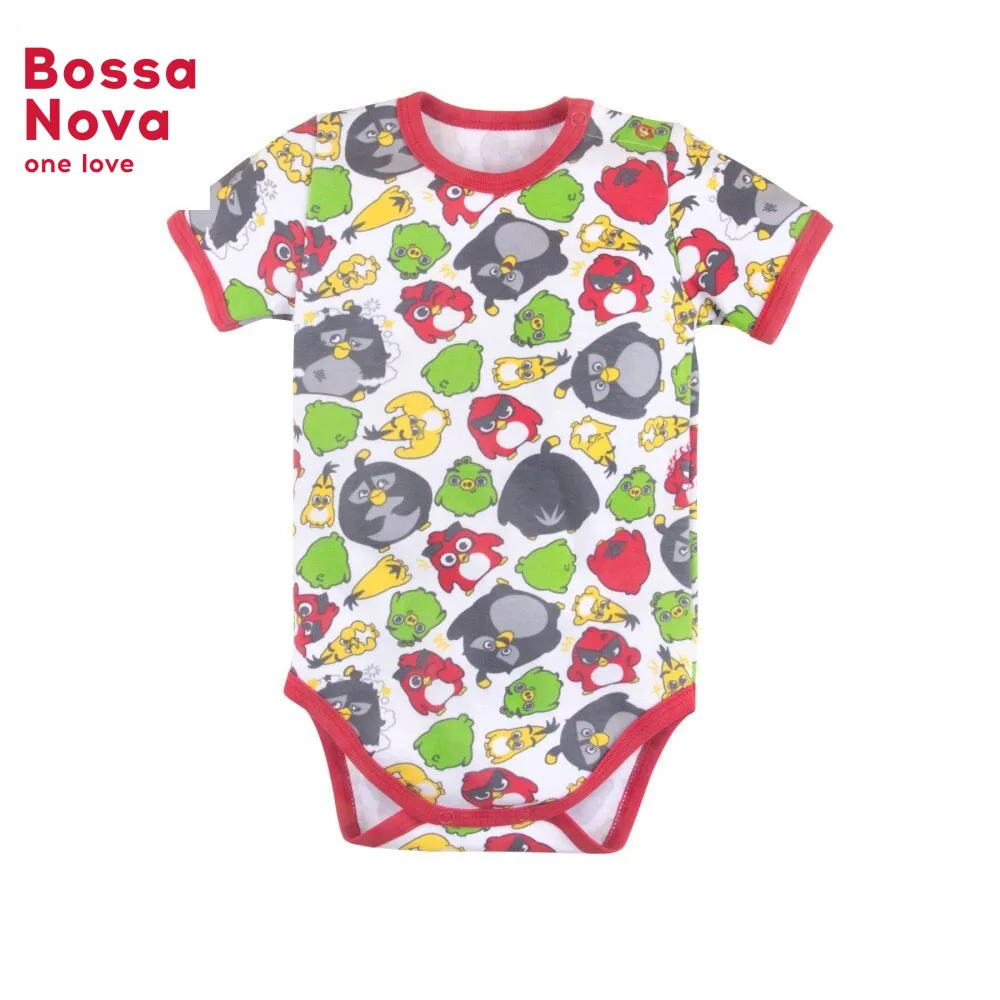 Боди с коротким рукавом 'Angry Birds' BOSSA NOVA 588АБ 371|Боди для малышек| |