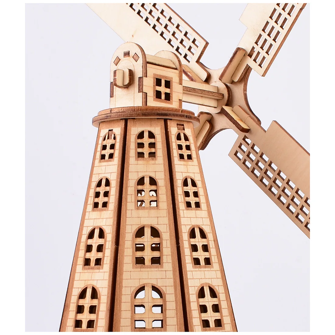 

High-Precision Laser Cutting Puzzle 3D Wooden Jigsaw Model - Dutch Windmill