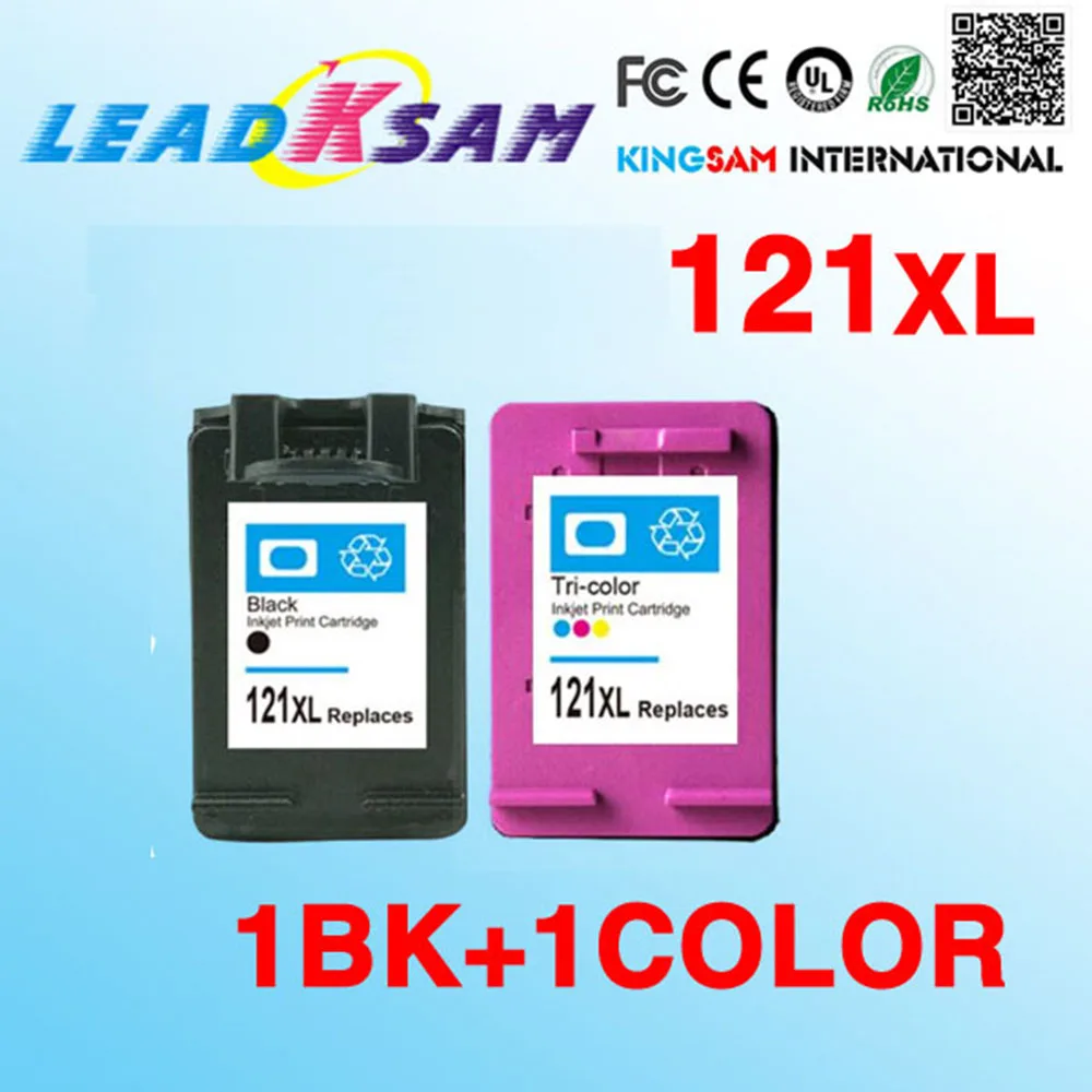 2x для чернильного картриджа 121 121xl совместимого с принтером hp121 Deskjet F4283 F2423 F2483 F2493