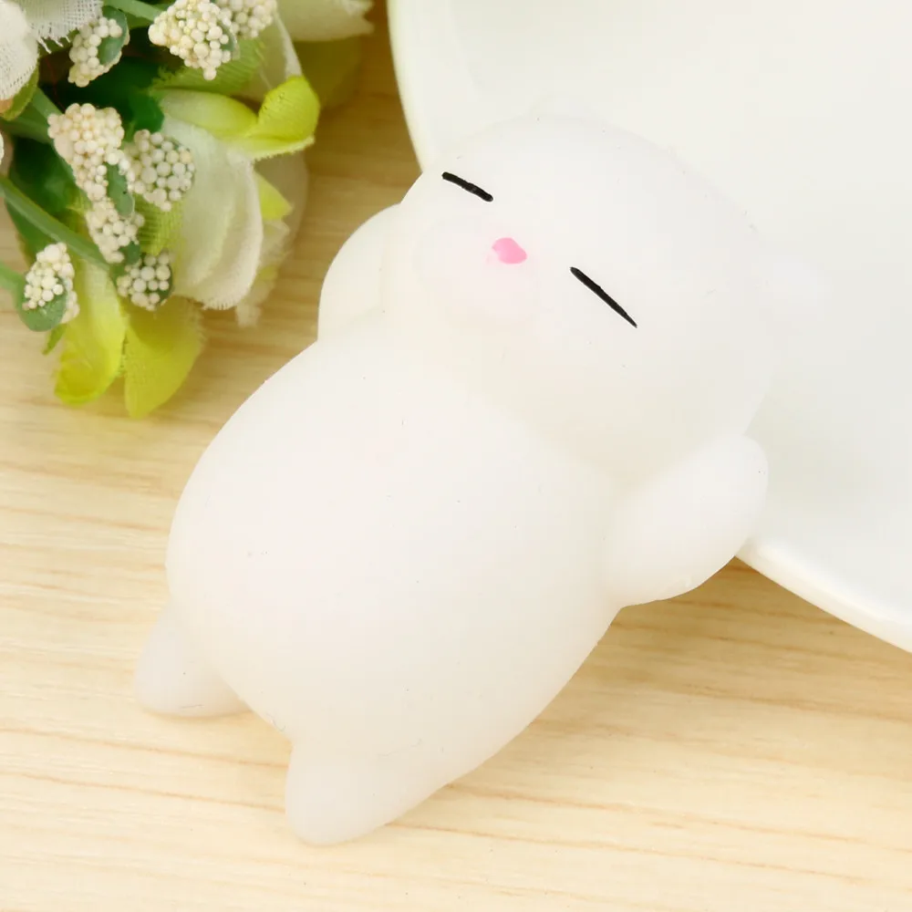 

Squishy Cute Adorable Mochi Animal Cat Squeeze Toys Healing Fun Kids Kawaii Toy Stress Reliever Decompression Toys Gift Kids