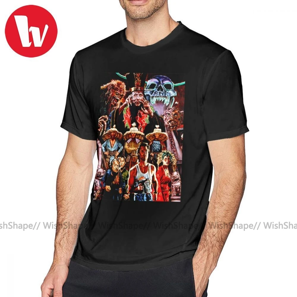 Helloween Футболка Big Trouble In Little China Мужская хлопковая футболка 6xl потрясающая пляжная