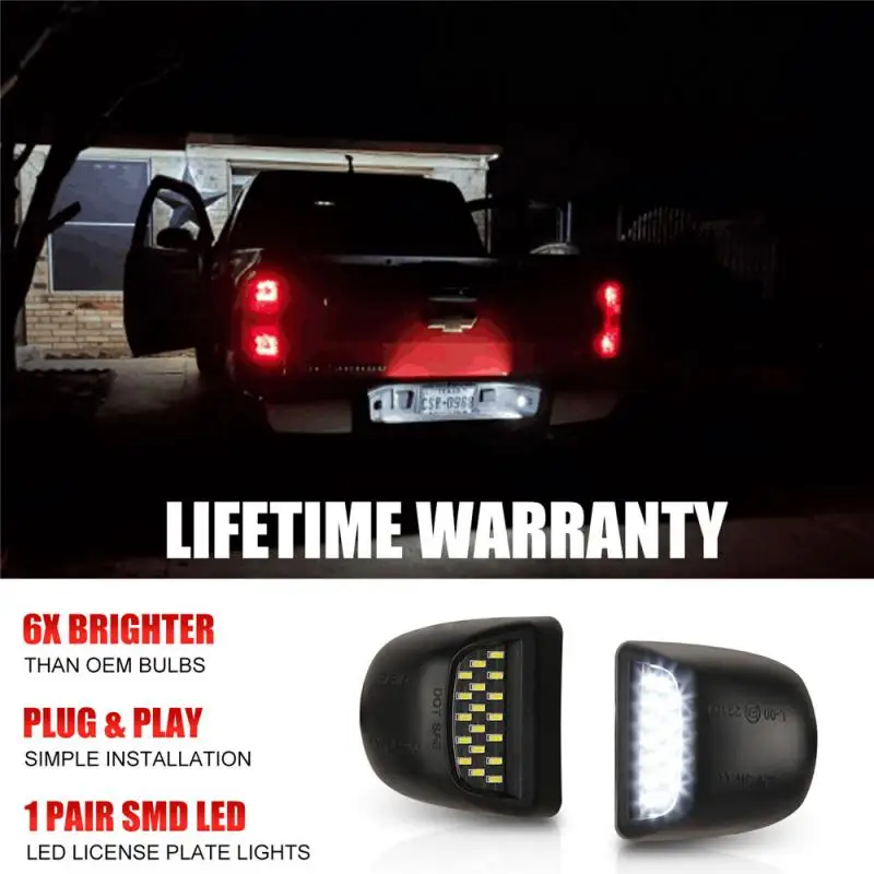 Подсветка номерного знака Chevy Silverado Avalanche яркий SMD светодиодный светильник Набор