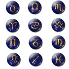 Ретро 12 Созвездие магнит холодильник стеклянный купол знак доска объявлений наклейка на холодильник магнит домашний декор сувенир на день рождения