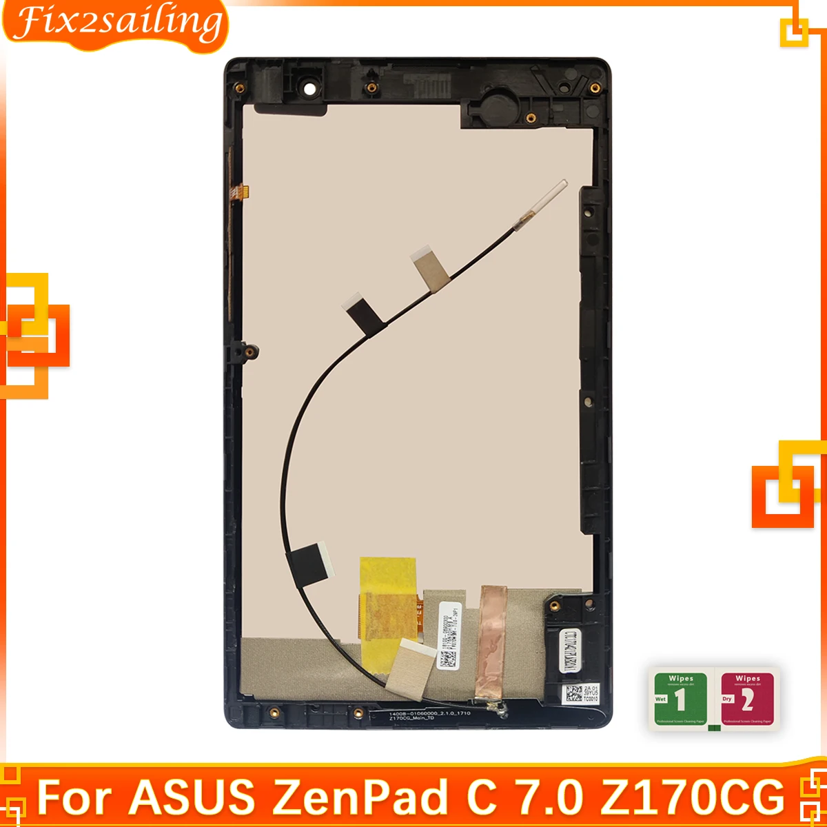 7-дюймовый ЖК-дисплей для ASUS ZenPad C 7 0 Z170 Z170CG P01Y P01Z кодирующий преобразователь