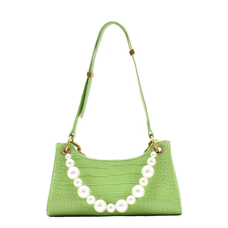 female luxury tote handbag over the shoulder 2021 spring women branded stone pattern pu leather underarm bag female small purse free global shipping
