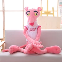 new 55 80cm lovely pink panther with t shirt plush toys cute children dolls stuffed soft hot anime toys birthday gift for baby