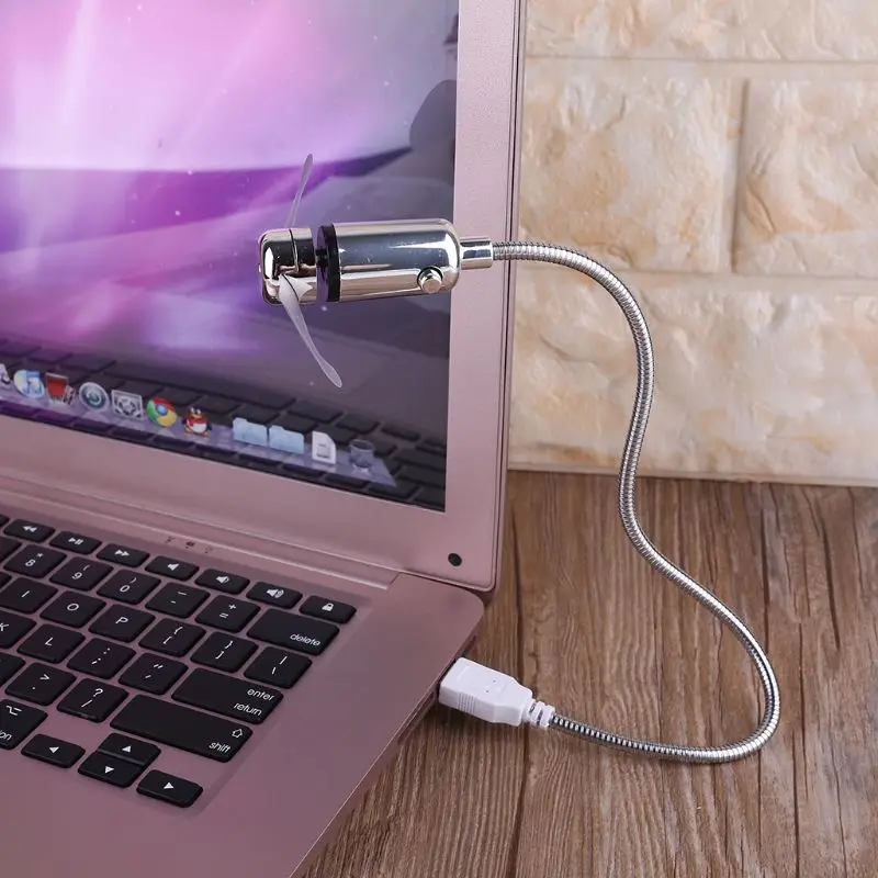 Энергосберегающий гибкий Вентилятор охлаждения USB с переключателем для ноутбука