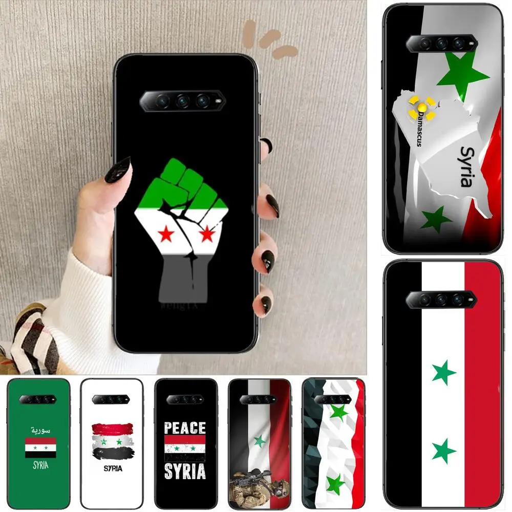 

Syrian flag Black Soft Cover The Pooh For Huawei Nova 8Pro 7 6SE 5T 7i 5i 5 4 4E 3 3i 3E 2i Pro Phone Case cases