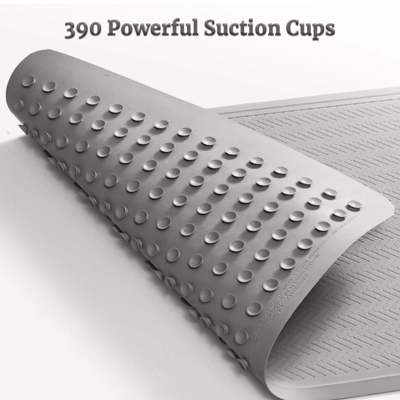 

MXLB Bathtub Mat Non Slip Bath Mats with Suction Cups Shower Mat for Bathroom Tub Machine Washable Toilet Floor Mat