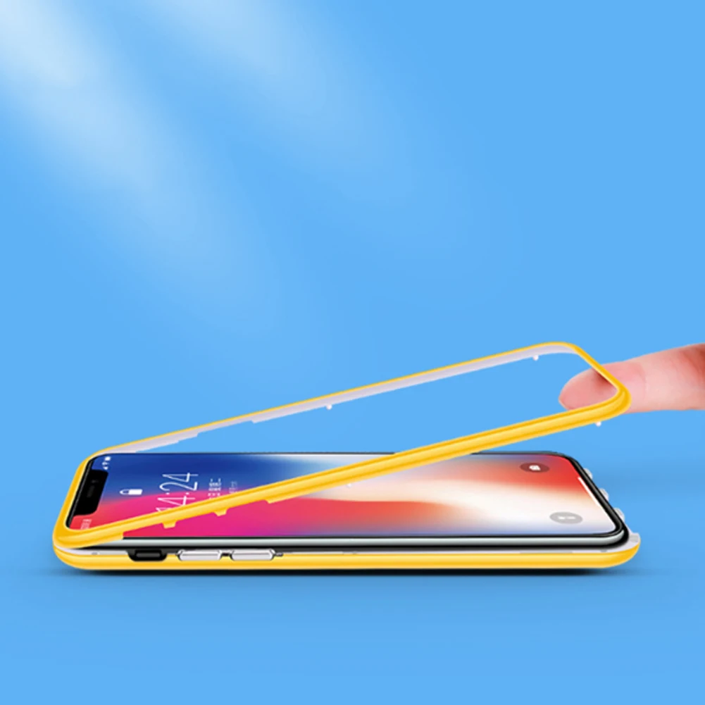 Magnetic Flip Case For Samsung S10 S10+ S10e Transparent Metal Frame Magnet Tempered Glass Phone Back Cover Screen Protector | Мобильные