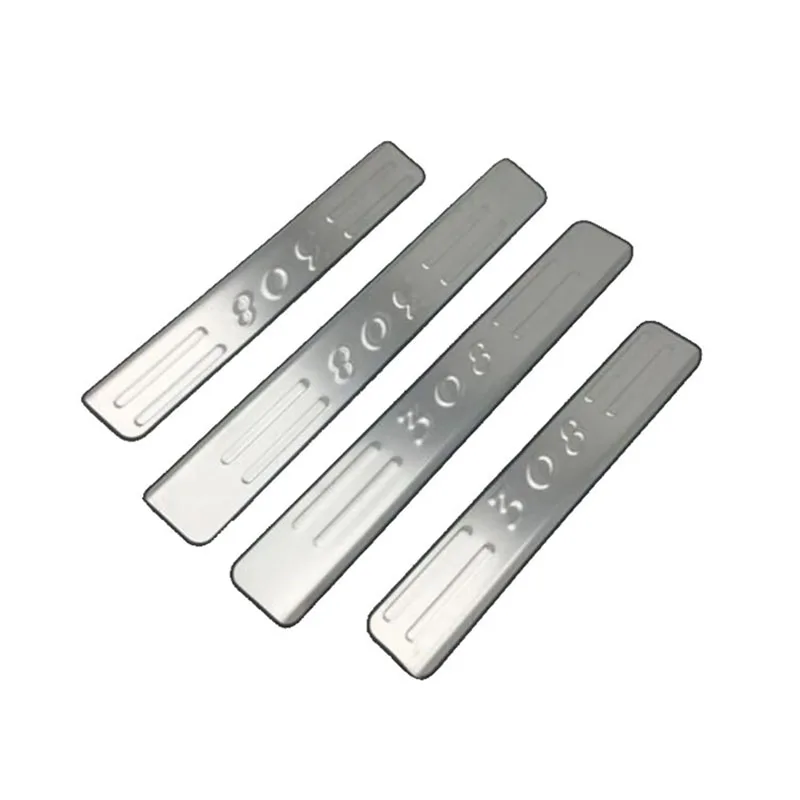 Защитная накладка для порога двери из нержавеющей стали украшение педали