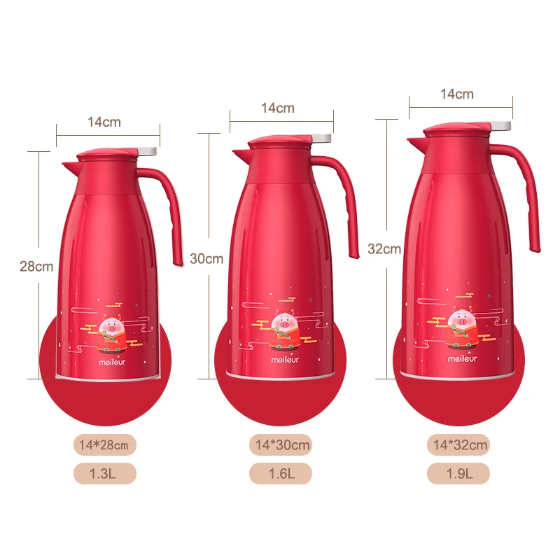 Изоляционный горшок бытовой стеклянный лайнер переносной термос большой