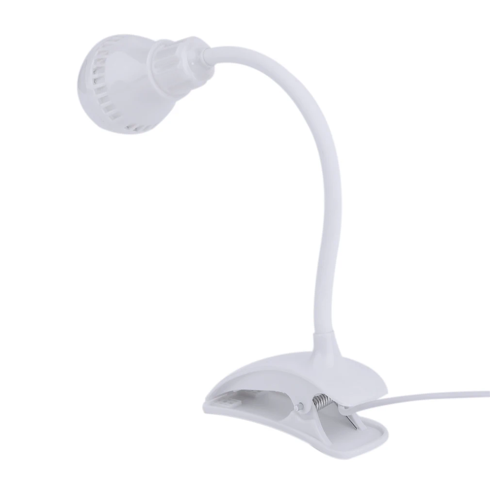 Супер яркий светодиодный настольная лампа на прищепке USB Перезаряжаемые для