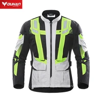 motorcycle breathable reflective strip jacket moto men jacket moisture wicking lightweight clothing green mesh fabric