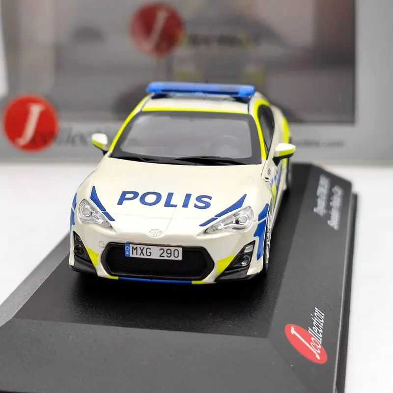 J Collection 1:43 For T~OTA GT86 TRD VERSION SWEDEN POLICE CAR 2013 JC295 Diecast Models Car Limited Auto Toys Gift | Игрушки и хобби