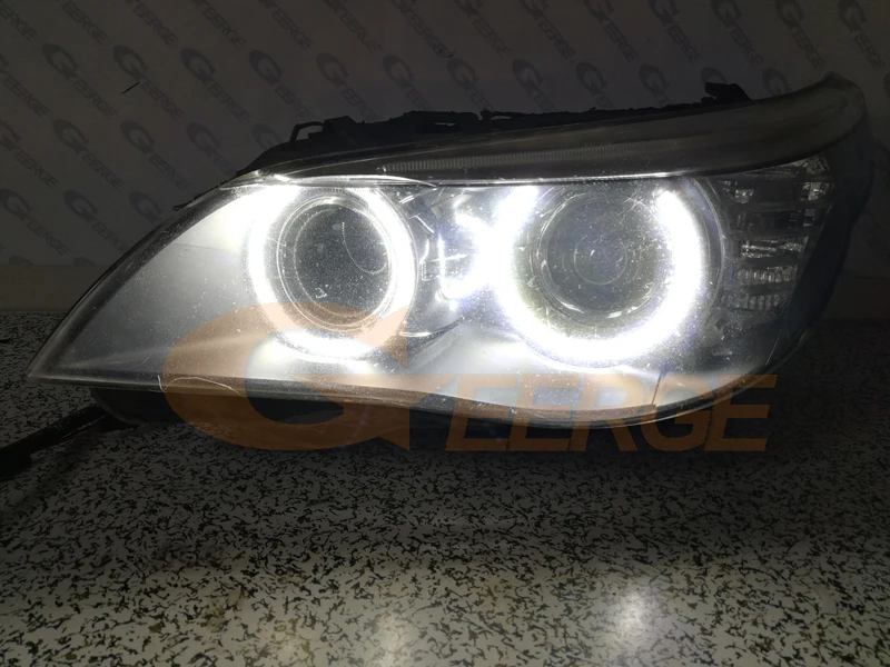 Для BMW E60 E61 LCI 525i 528i 530i 535i 545i 550i M5 ультра яркий SMD СВЕТОДИОДНЫЙ ангельские глазки