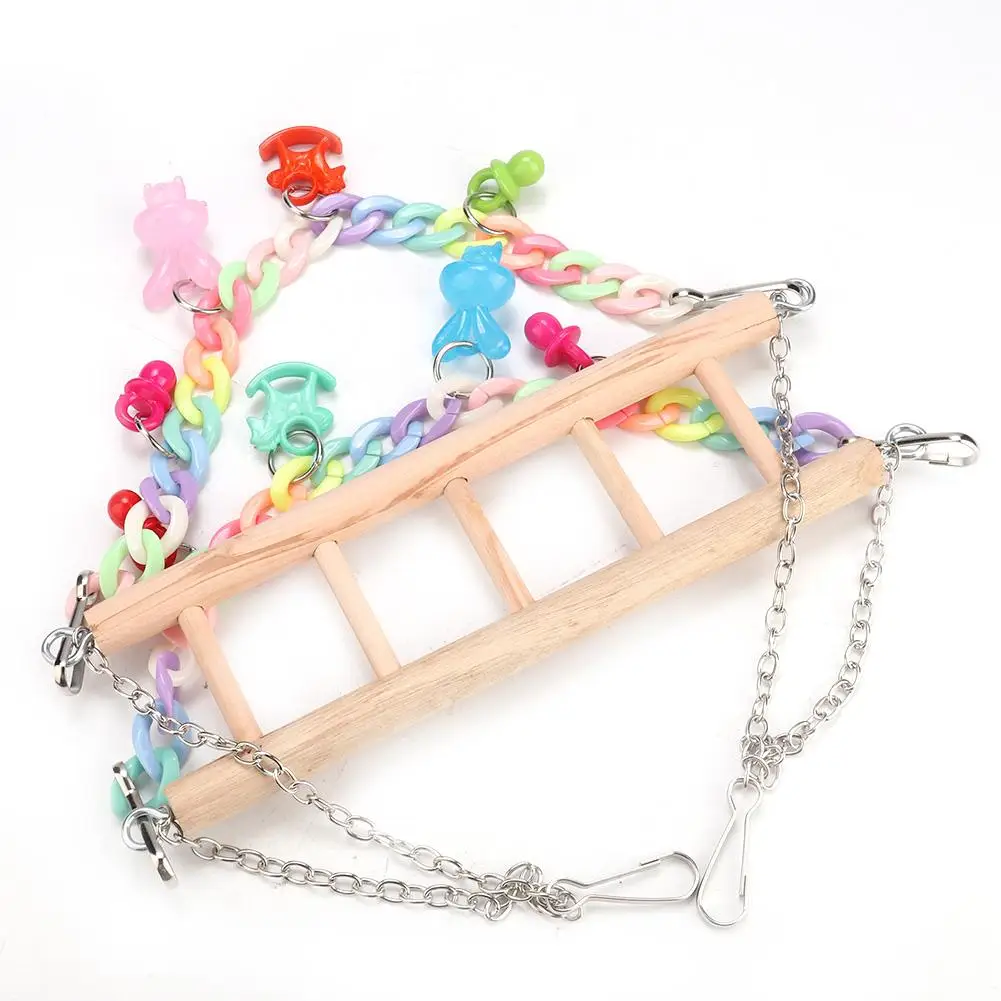 Попугай игрушки из дерева Птицы стоя Жевательная стеллаж для выставки товаров