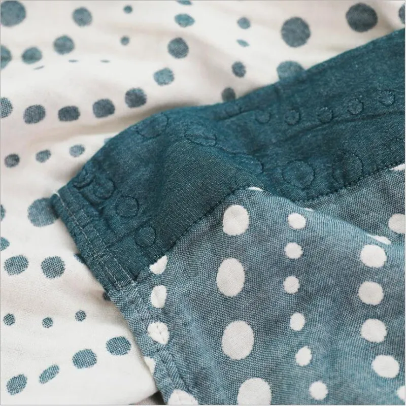 Хлопковое газовое одеяло муслиновое мягкий плед для взрослых вязаное покрывало