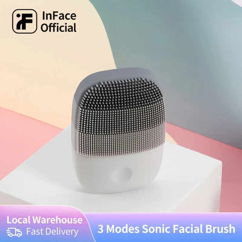 Электрическая звуковая щетка для очищения лица Inface вибрационный очиститель