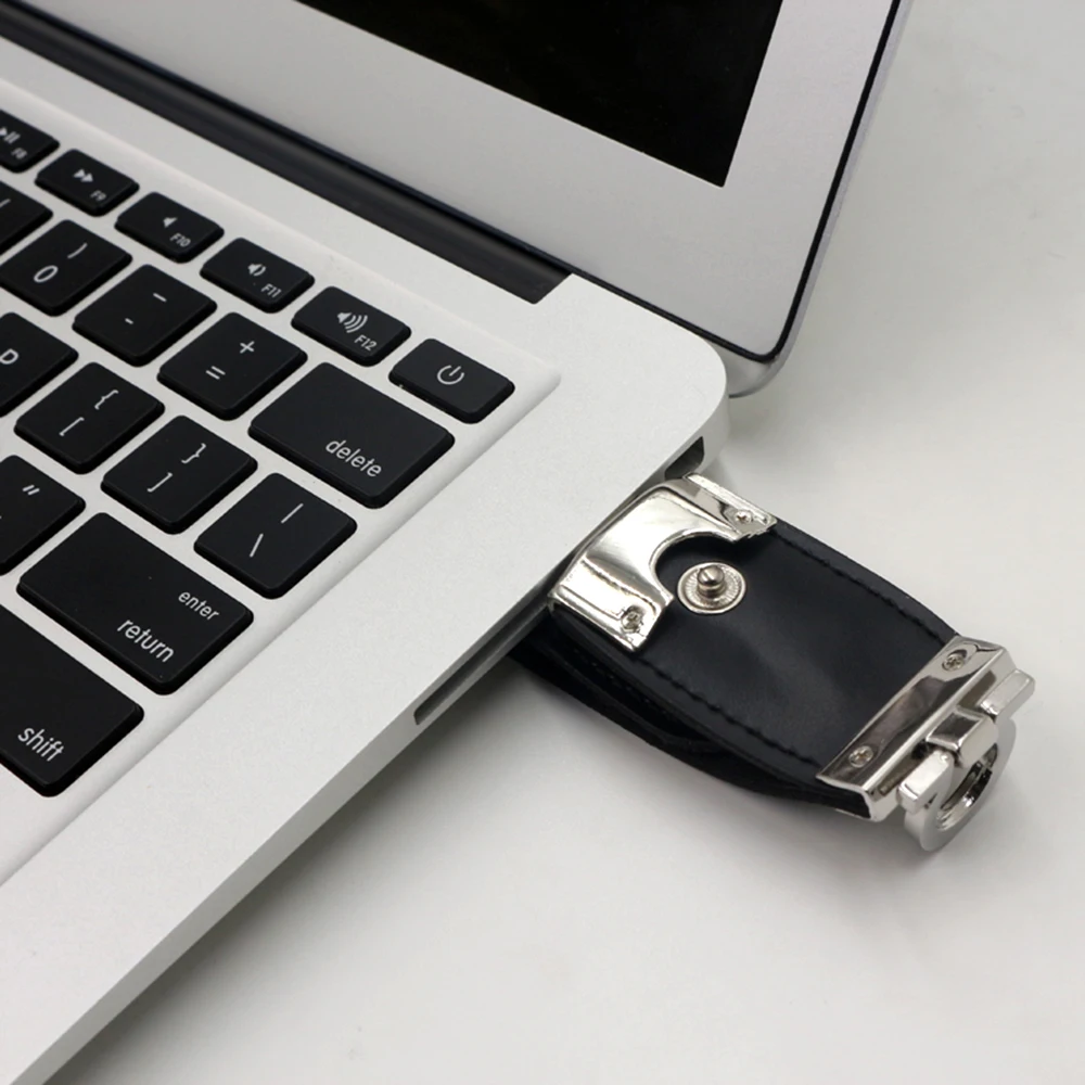 Usb флеш накопитель с кнопками для ключей модный кожаный 4 ГБ 8 16 32 64 128 256 карта