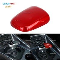 cloudfireglory central gear shift knob decor cover trim red for dodge challenger charger 2015 2016 2017 2018 2019