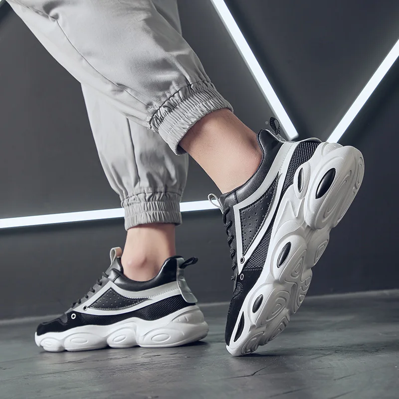 

Кроссовки мужские спортивные, оригинальная обувь для бега, амортизация, широкая подошва, модные теннисные кроссовки