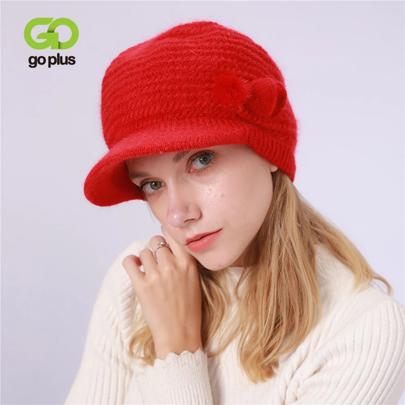 GOPLUS,, зимняя меховая вязаная шапка с помпоном, женская шапка, толстые теплые вельветовые кепки для женщин и мужчин, шапка бини, шапка Sombrero Mujer
