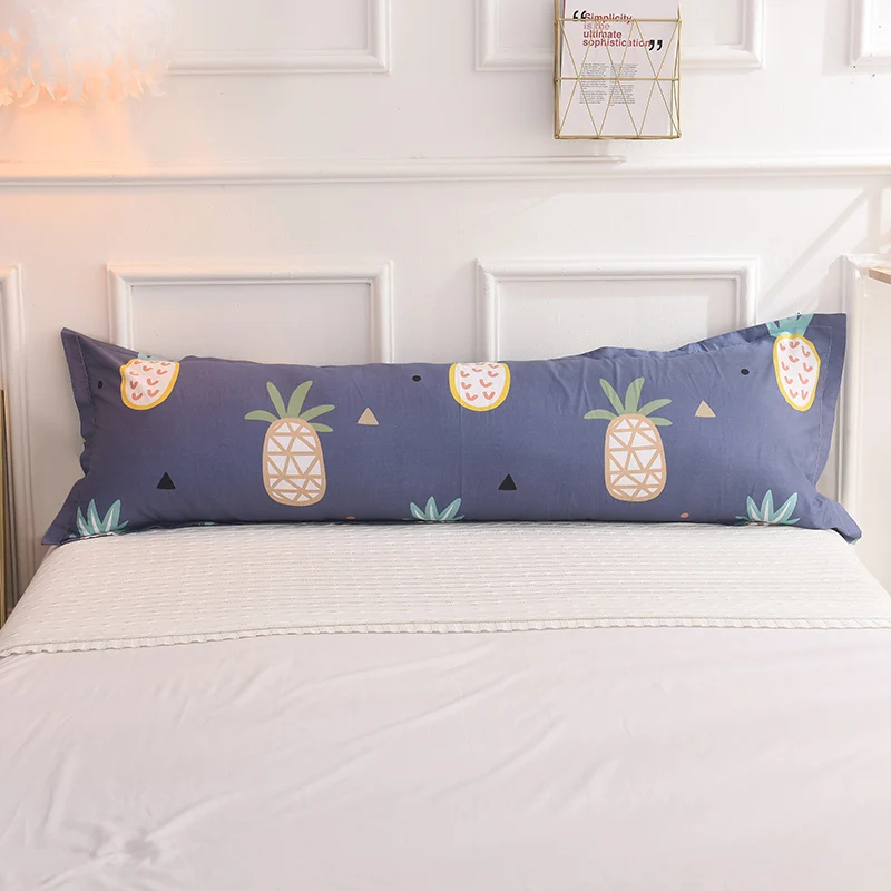 Наволочка для подушки длинная наволочка с молнией Мягкая принтом подушка 1 шт.