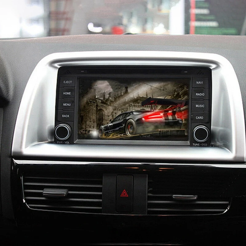 

For Mazda Cx-5 Cx5 Cx5 2015 Abs Chrome Navigation Frame Cover Centre Console Trim Decoration Interior Car Styling