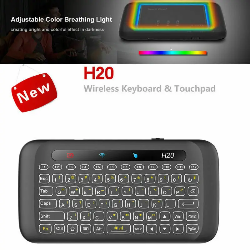 Мини беспроводная клавиатура Пульт + мышь сенсорная панель для Android tv Box
