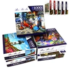 Можно на заказ головоломки 1000 шт. деревянные сборки изображения головоломки игрушки для взрослых детей детские развивающие игры развивающие игрушки