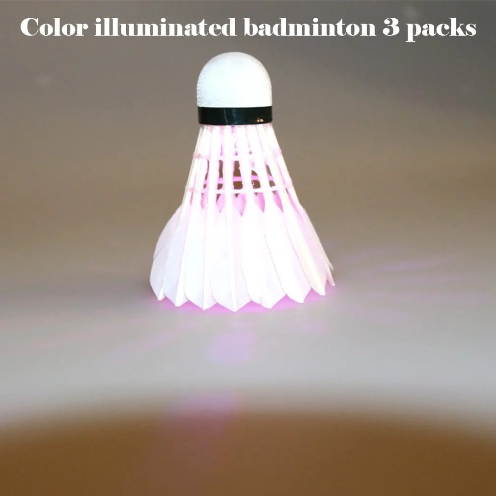 3 шт. тренировочный нейлоновый пенопластовый шаровой головкой мяч для бадминтона