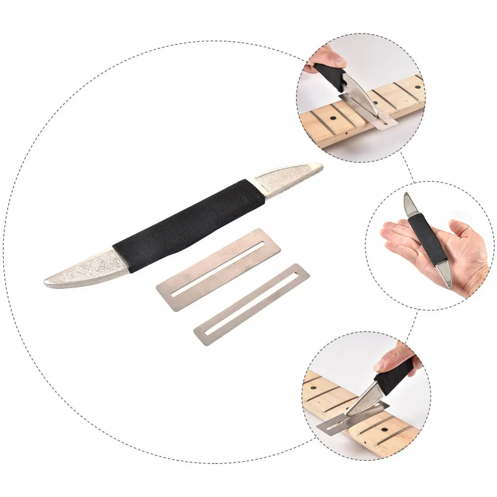 

1 Set Durable Bass Guitar Files Practical Instrument Sanding Polishing Tool