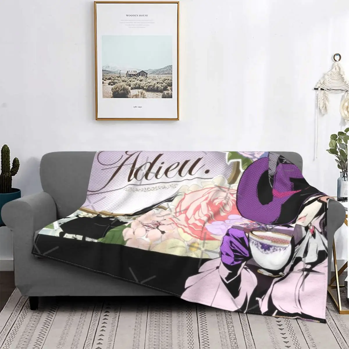 

Полноразмерное одеяло Persona 5-Noir, покрывало для кровати, Клетчатое одеяло, покрывало 90 дюймов с капюшоном, пляжное полотенце, роскошное