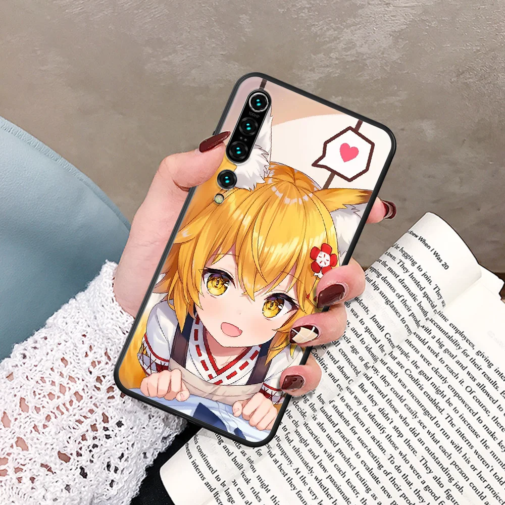 

Anime The Helpful Fox Senko Phone Case For Xiaomi Mi Note 10 A3 9 MAX 3 A2 8 9 Lite Pro Ultra black Back Painting Prime Tpu