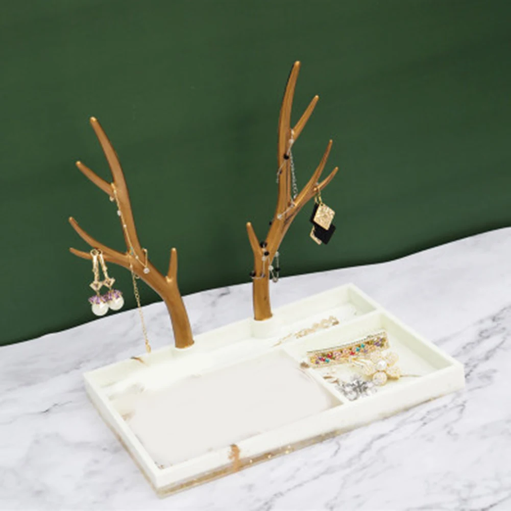 

DIY Epoxy Silicone Mould Mold Large Tree Branch Jewelry Display Stand Decoration XIN-Shipping