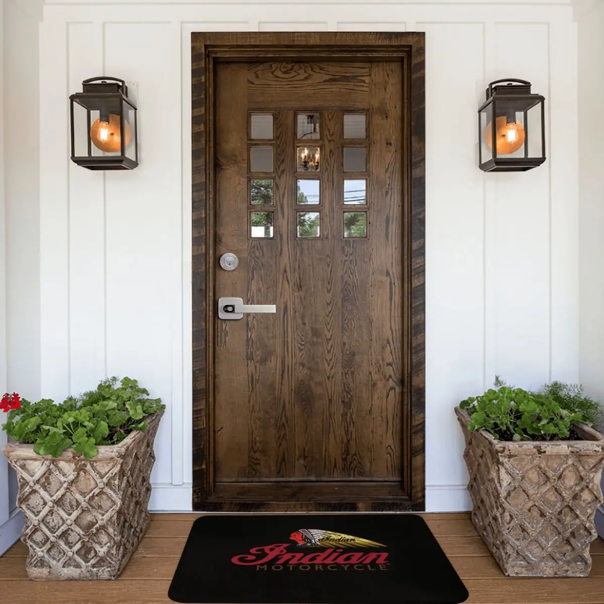 Индийский мотоциклетный Придверный коврик ковер полиэстер противоскользящий